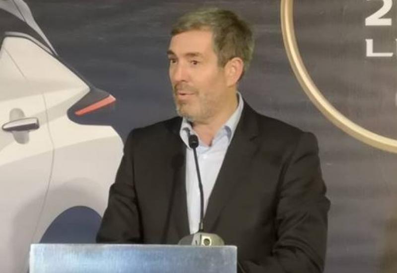 En la imagen, el Presidente de Canarias, don Fernando Clavijo.